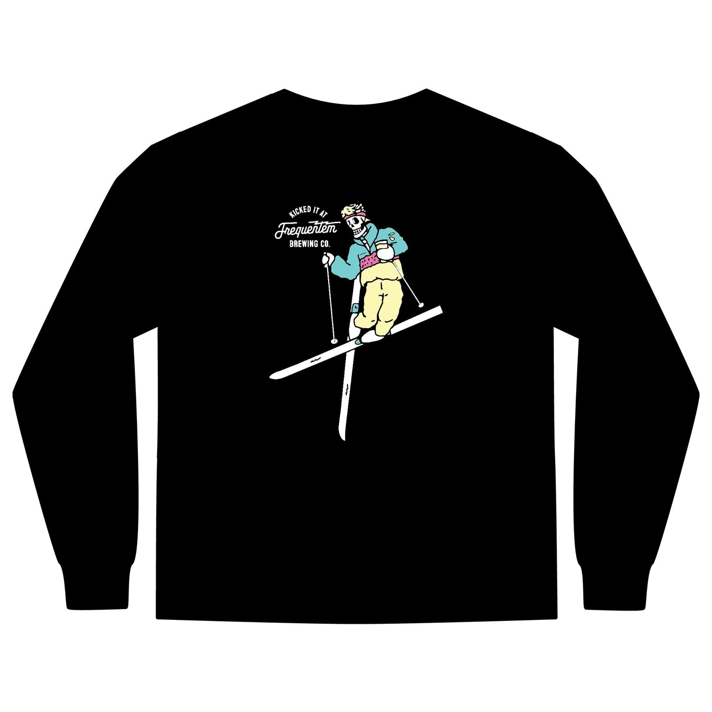 Ski Patrol Vintage Graphic Long Sleeve Pocket Tee